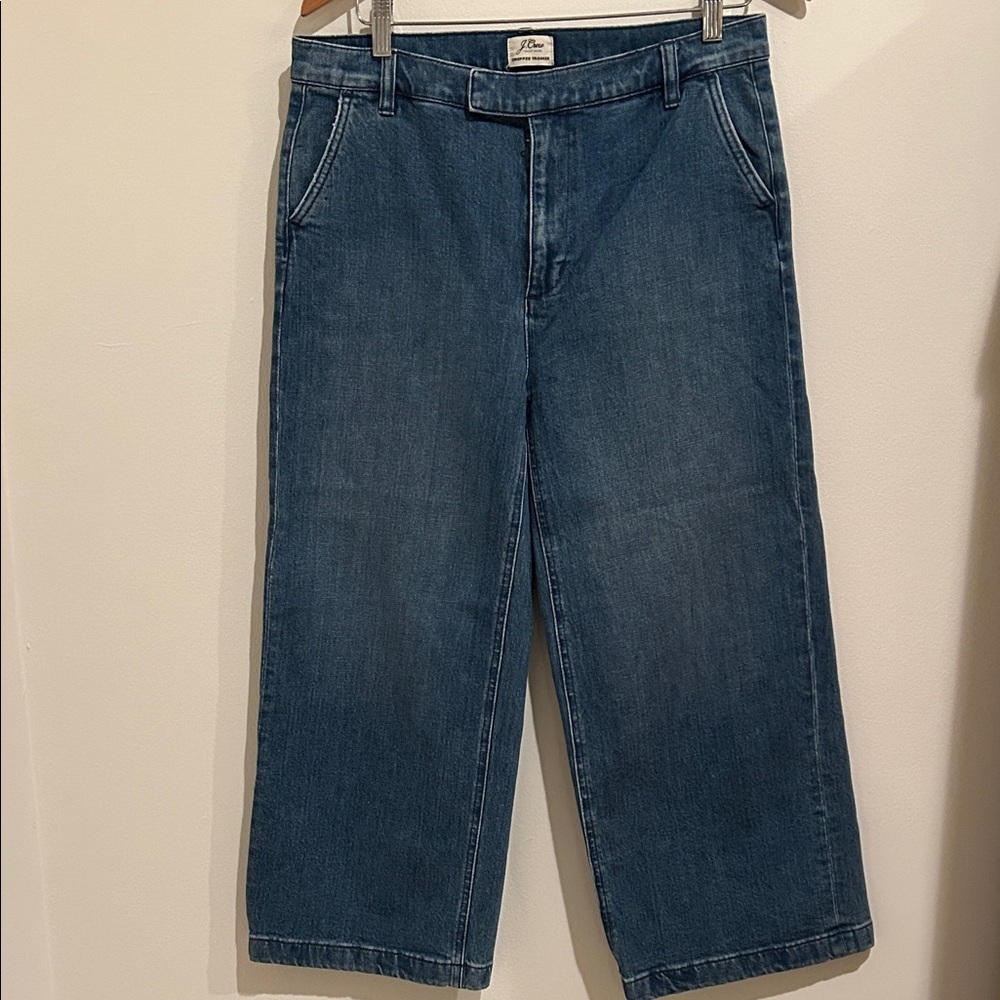 J. Crew Denim Blue Cropped Jeans size 31